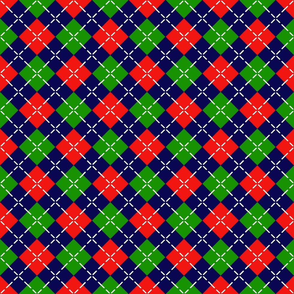 Ugly sweater Merry Christmas Happy New Year illustration knitted background seamless pattern folk style scandinavian ornaments. Wallpaper wrapping paper textile print. vector