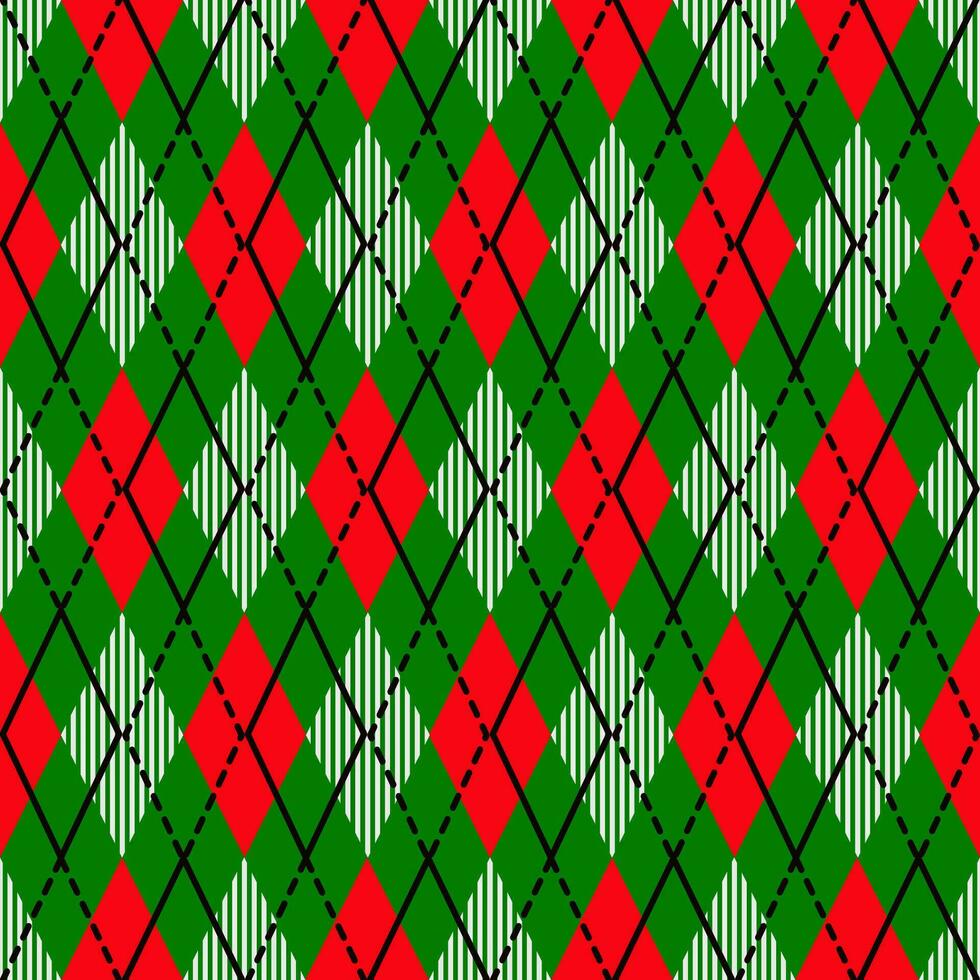 feo suéter alegre Navidad contento nuevo año ilustración de punto antecedentes sin costura modelo gente estilo escandinavo adornos fondo de pantalla envase papel textil impresión. blanco, rojo, verde colores. vector