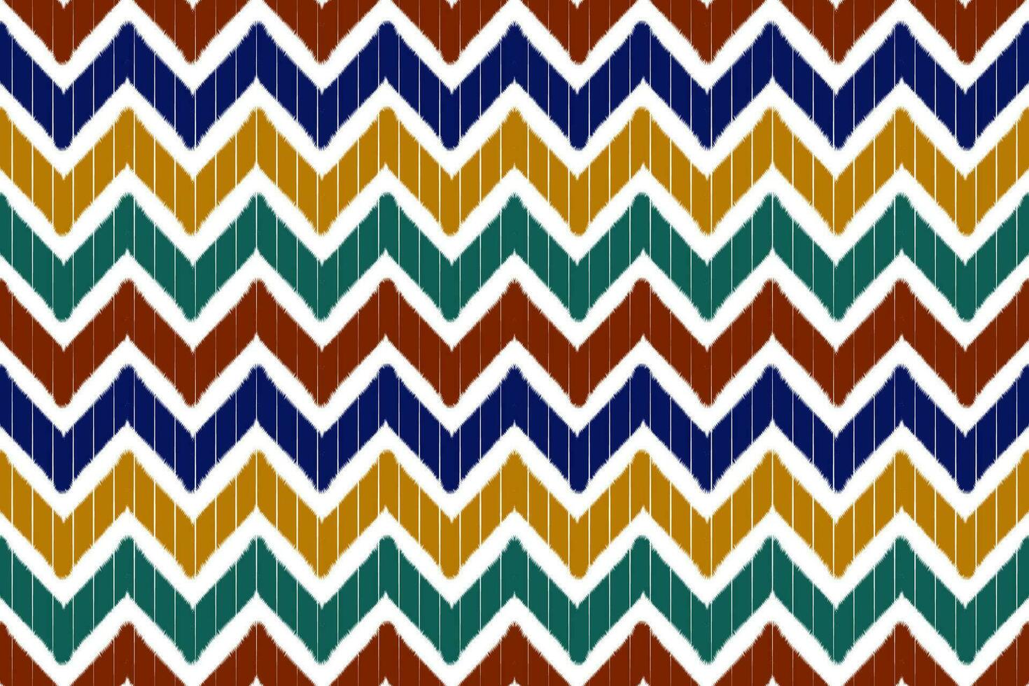 Border ethnic ikat pattern art. Fabric Indian style. Geometric striped oriental. Design for background, illustration, fabric, clothing, textile, print, batik, embroidery. vector