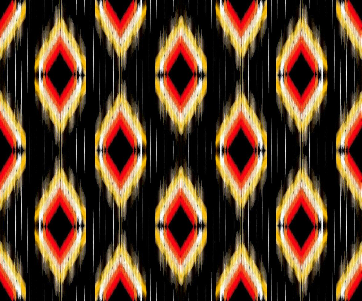 resumen étnico modelo Arte. ikat sin costura modelo en tribal. tela mexicano estilo. diseño para fondo, fondo de pantalla, vector ilustración, tela, ropa, alfombra, textil, batik, bordado.