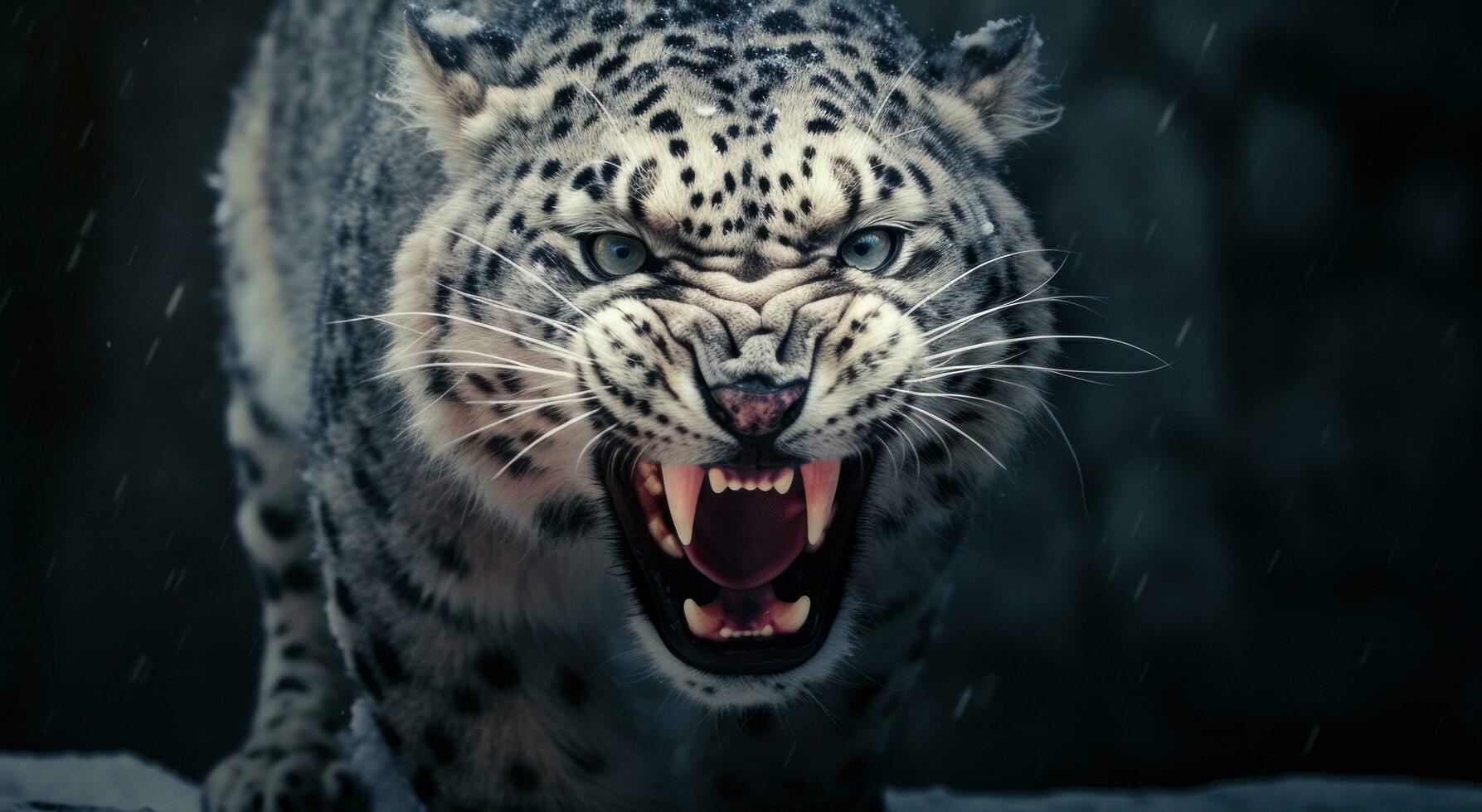 AI generated snow leopard, asia wallpapers, photo