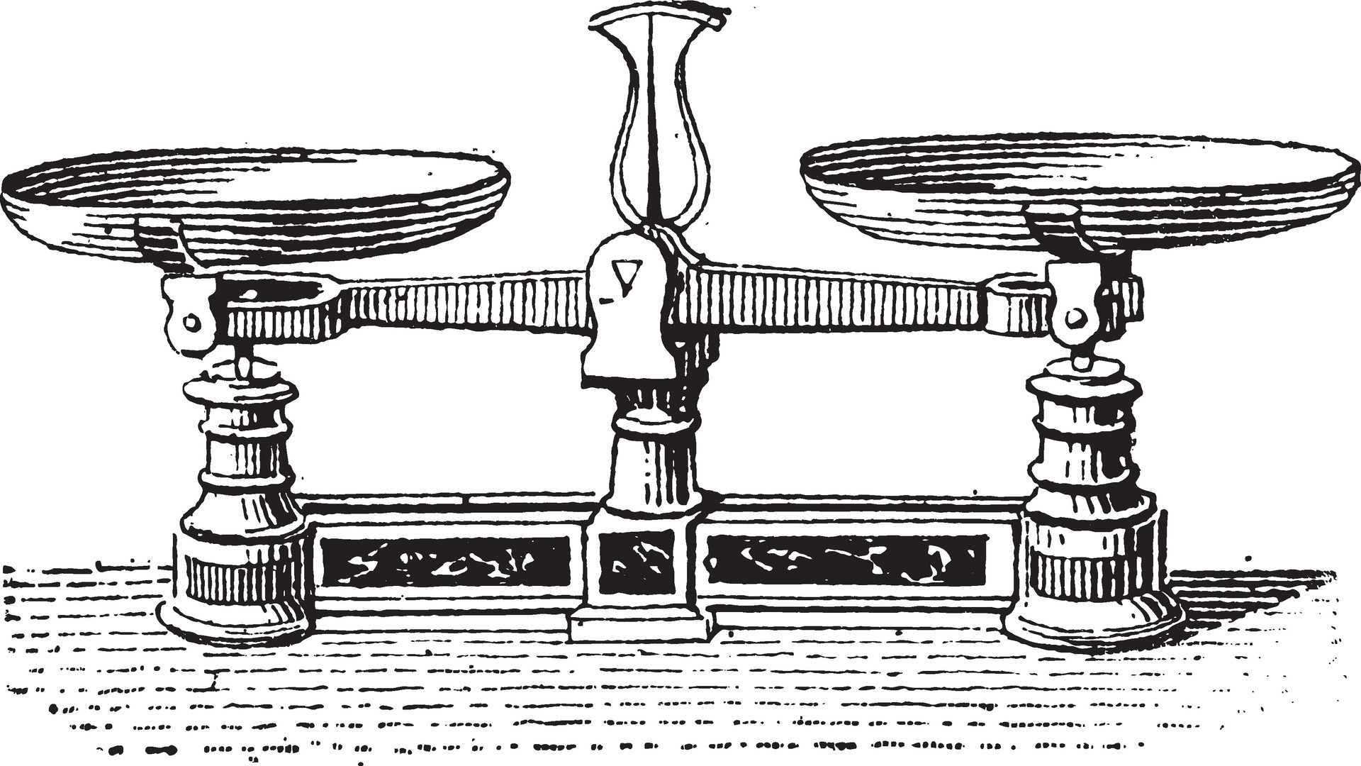 Fig.3. Roberval balance, vintage engraving. 35467671 Vector Art at Vecteezy