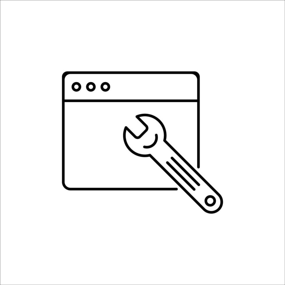 Artisanal Craftsmanship Exquisite Vector Icons of Precision Tools Wrench, Gear, Spanner, Hammer, and Screwdriver Illustrations for the Essence of Fix and Repair Mastery