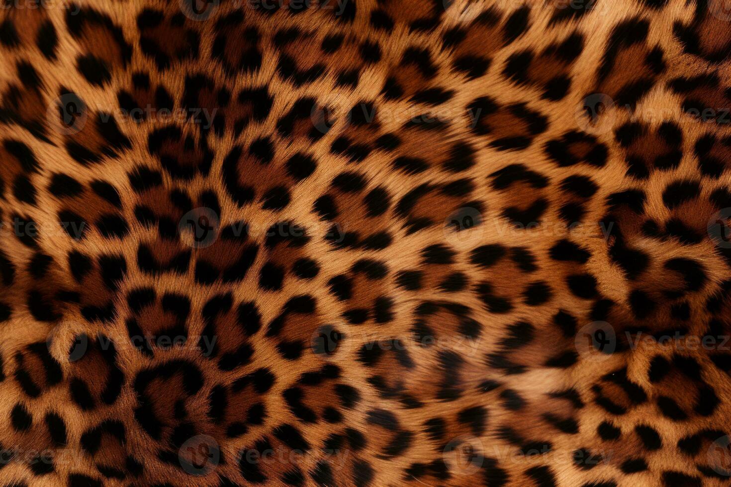 AI generated Leopard fur texture background photo