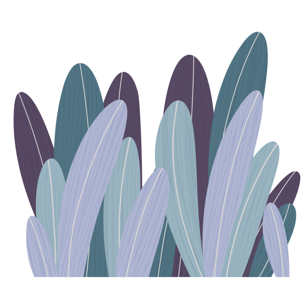 blue grass isolated png