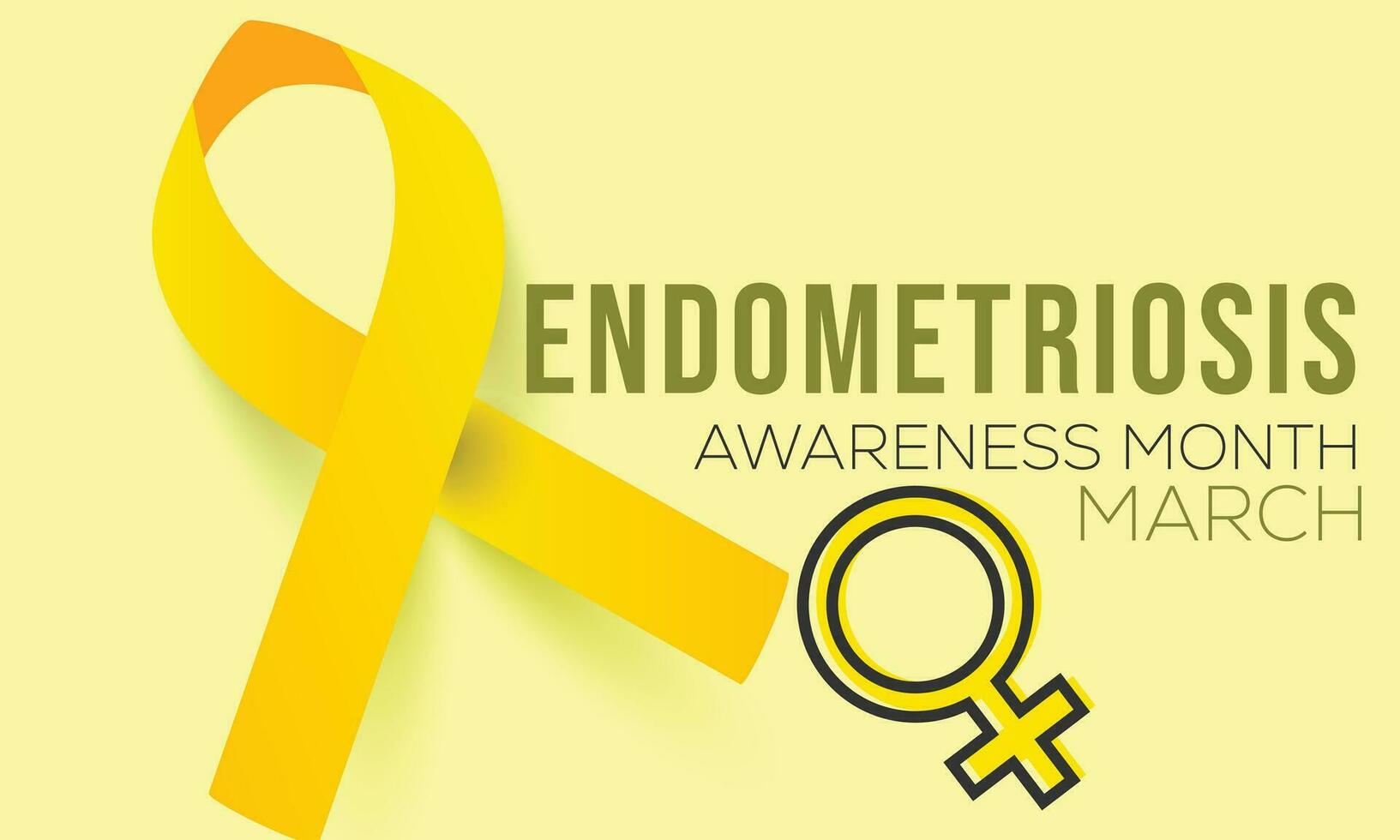 Endometriosis awareness month. background, banner, card, poster, template. Vector illustration.