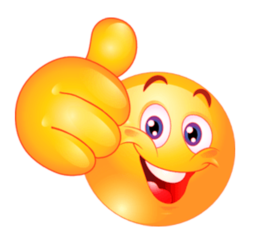 Okay emoji , emoticon pulgar arriba íconos 4k transparente antecedentes png