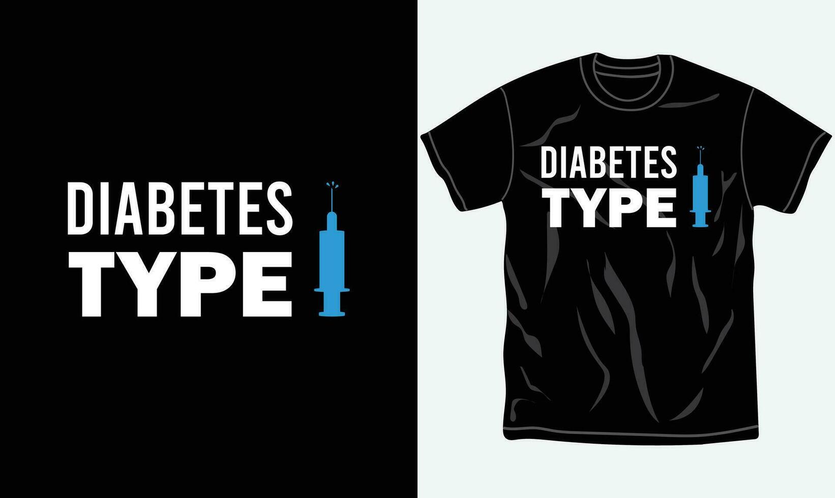 diabetes conciencia camiseta diseño, tipografía t camisa, lucha, imprimible vector archivo.