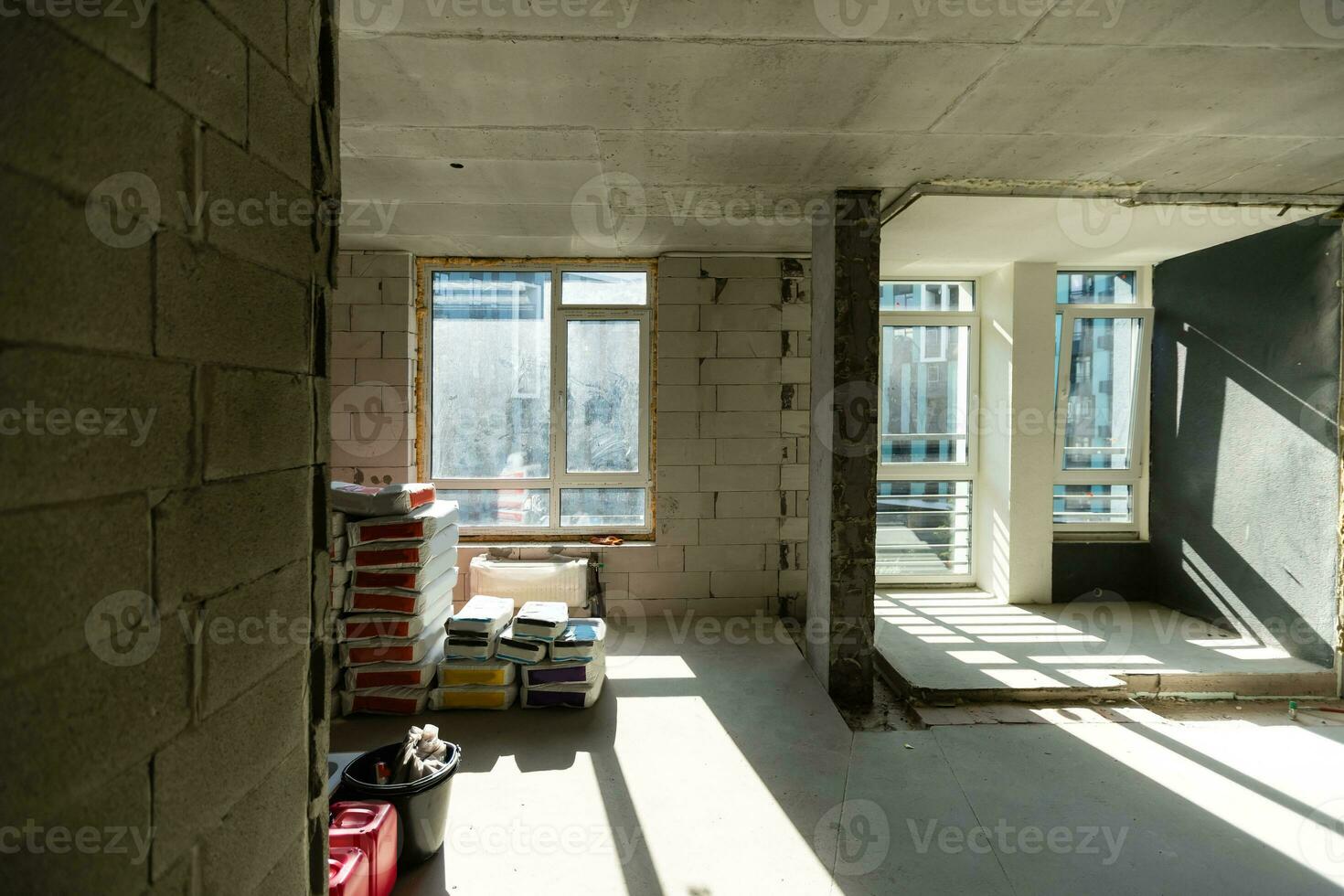 Being renovated house, apartment renovation photo