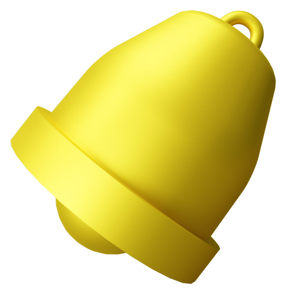 3d notification bell png
