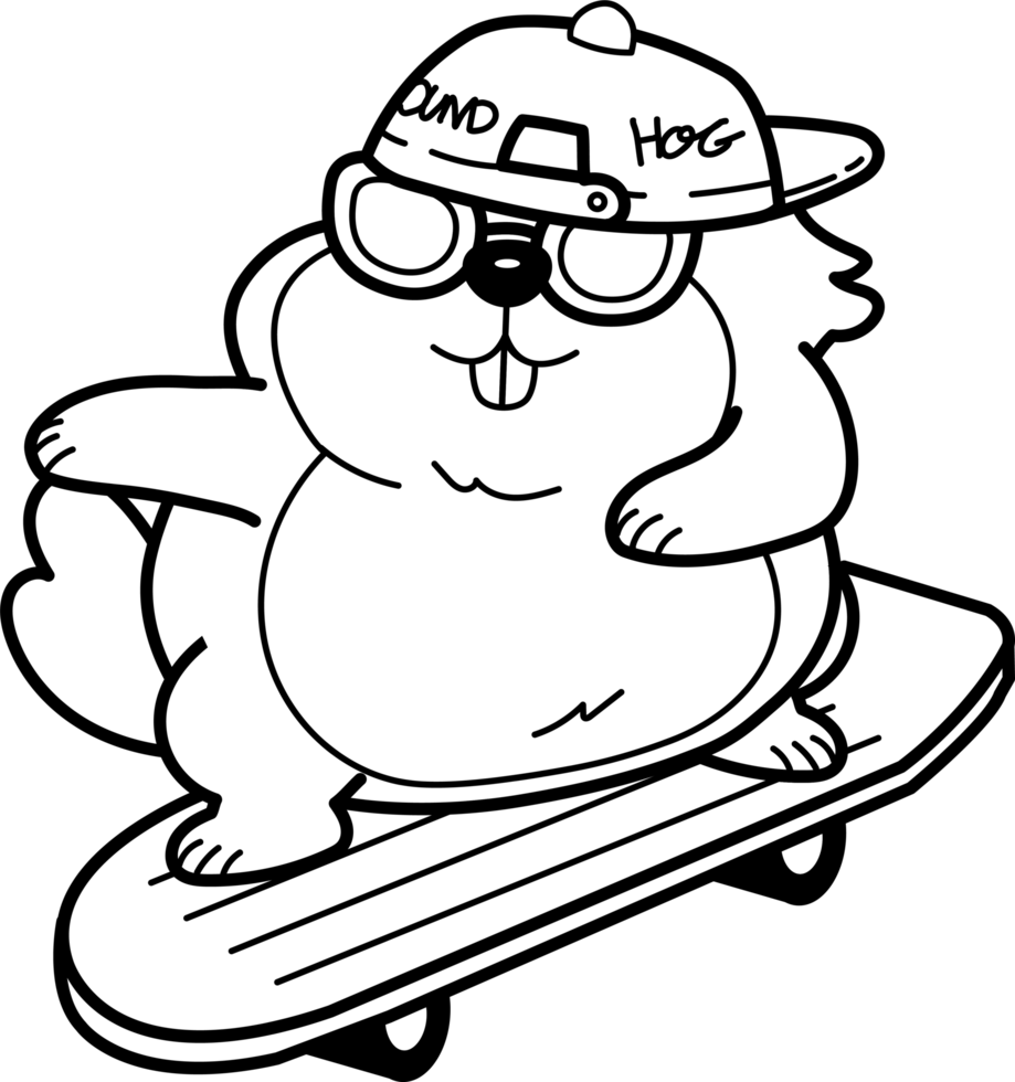 Groundhog set activity Skateboarding png