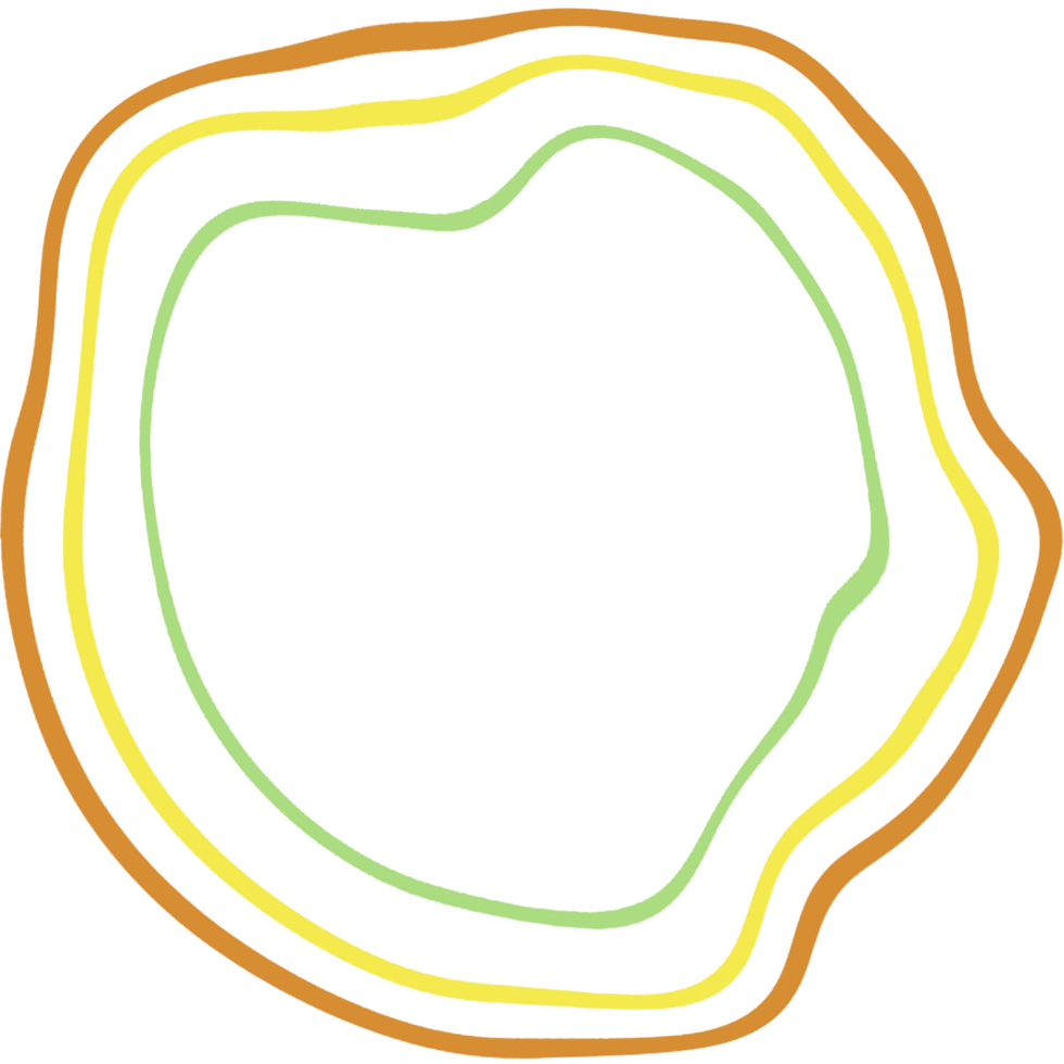 Hand drawn abstract organic shapes background. png