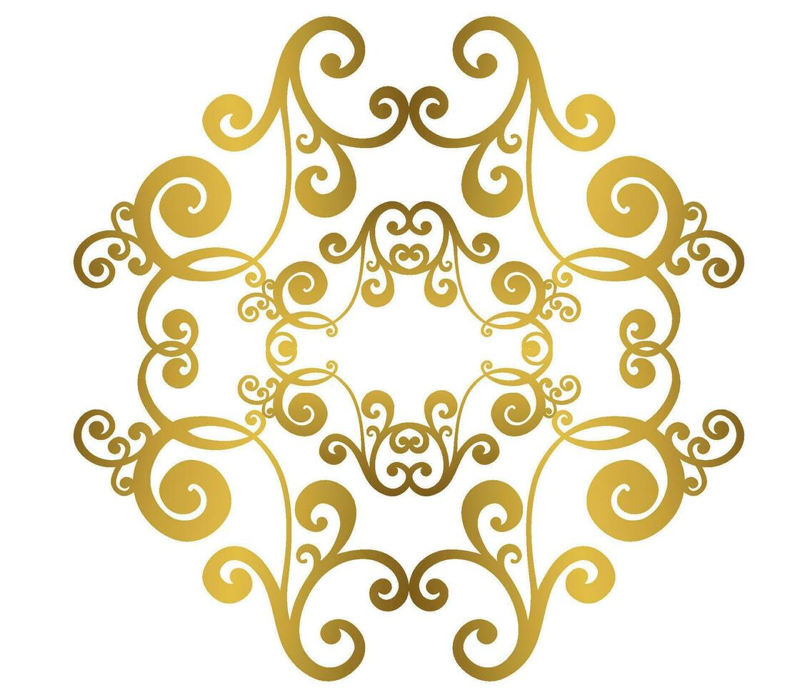 Damask vintage baroque scroll swirl. Victorian monogram heraldic shield swirl. vector