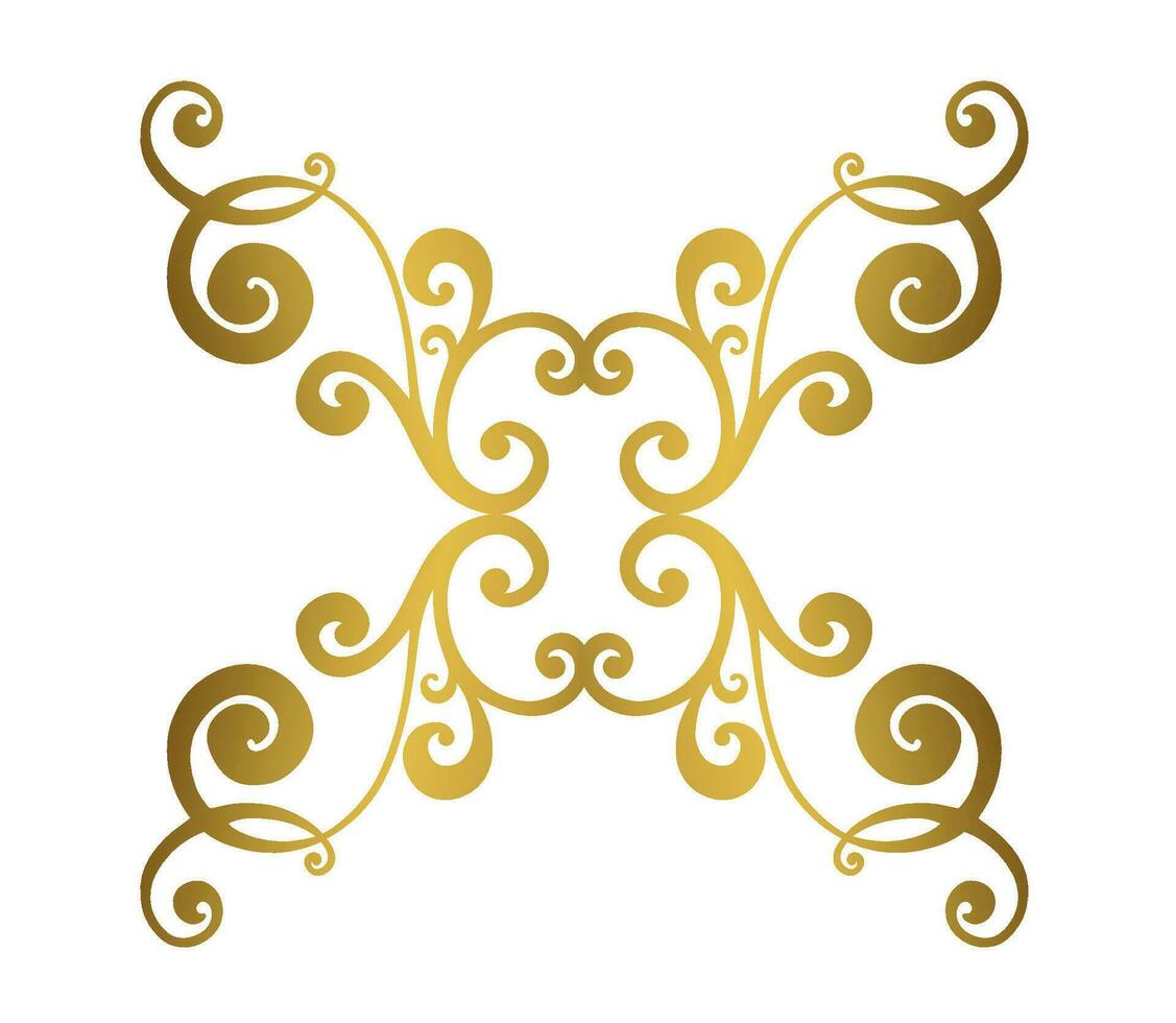 Damask vintage baroque scroll swirl. Victorian monogram heraldic shield swirl. vector