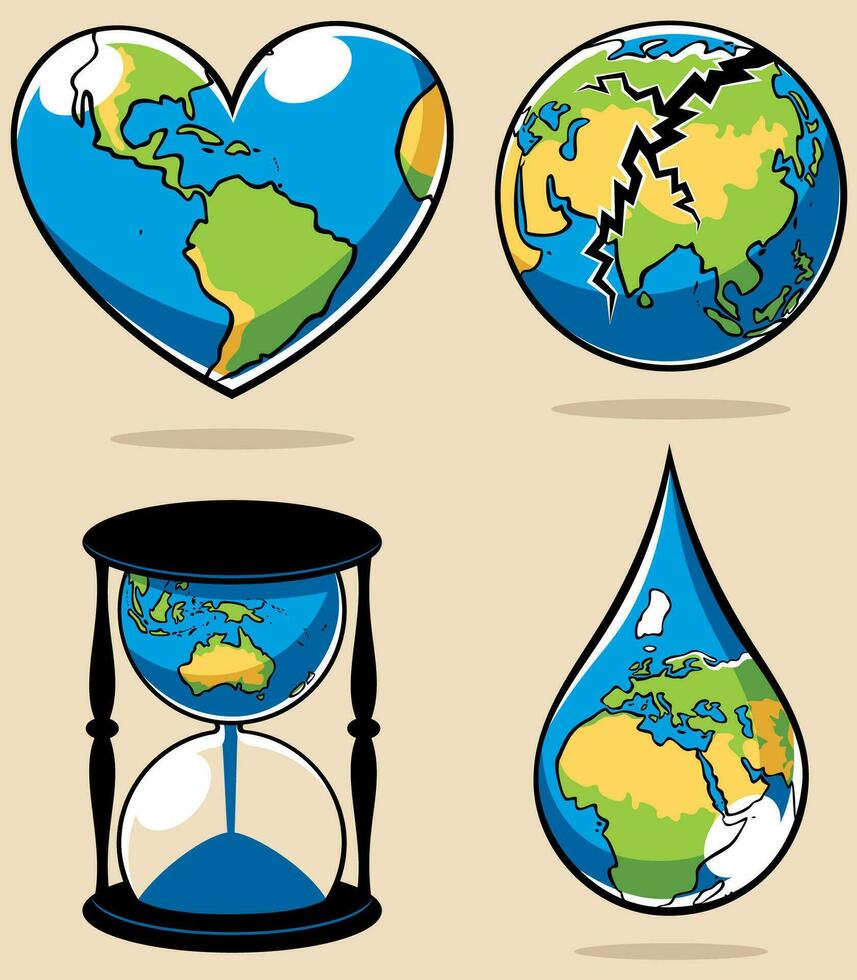 ecología conceptos 2 vector