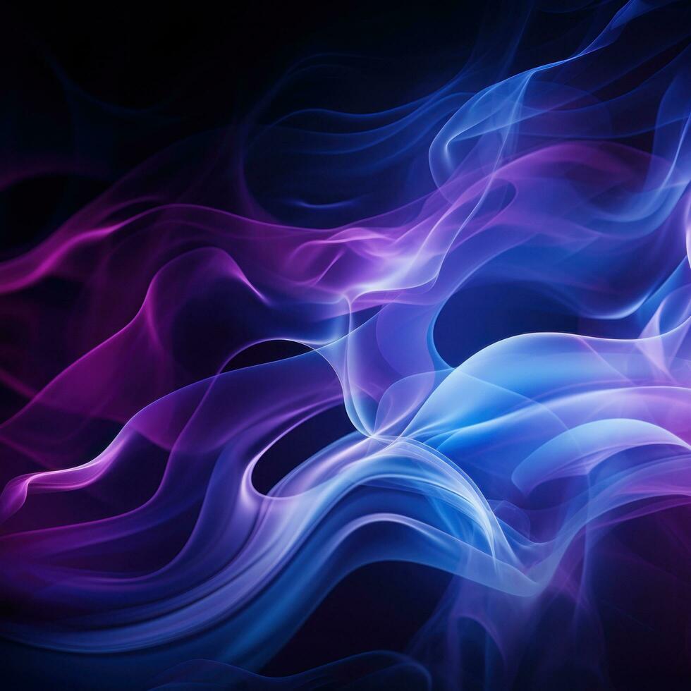 AI generated captures a beautiful and mysterious pattern of abstract smoke photo