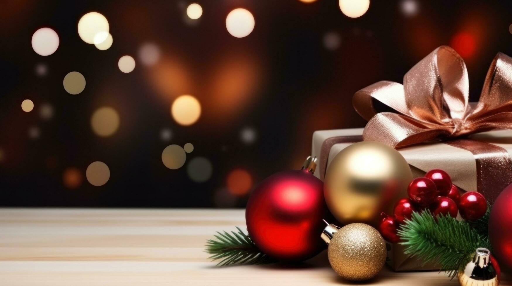 AI generated crescent on blurry background with shiny stars photo