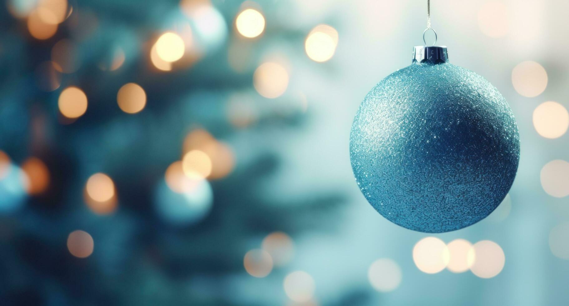 AI generated crescent on blurry background with shiny stars photo