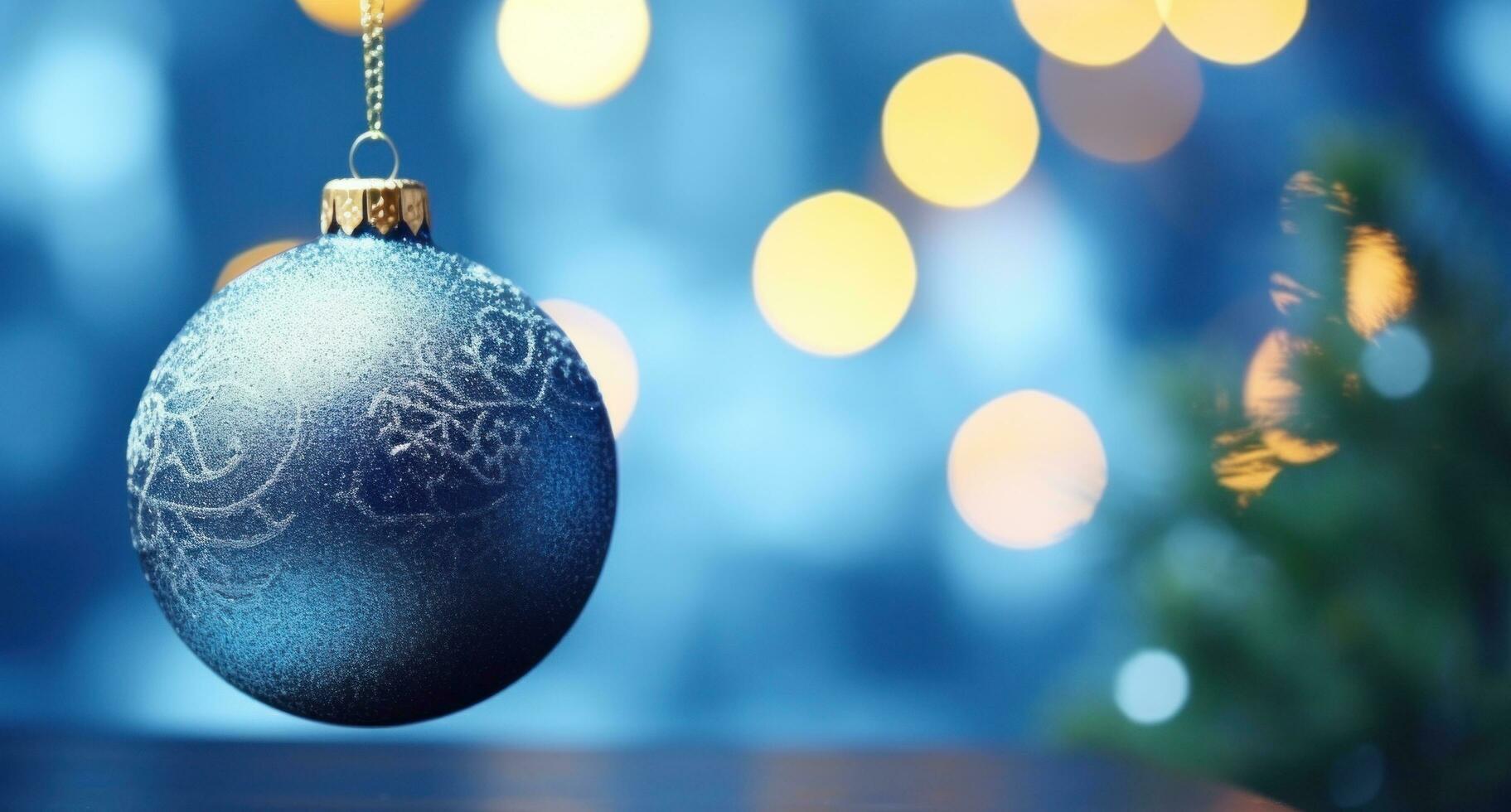 AI generated crescent on blurry background with shiny stars photo