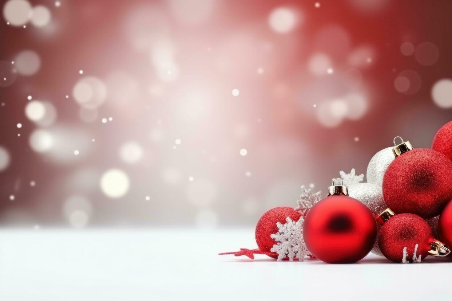AI generated crescent on blurry background with shiny stars photo