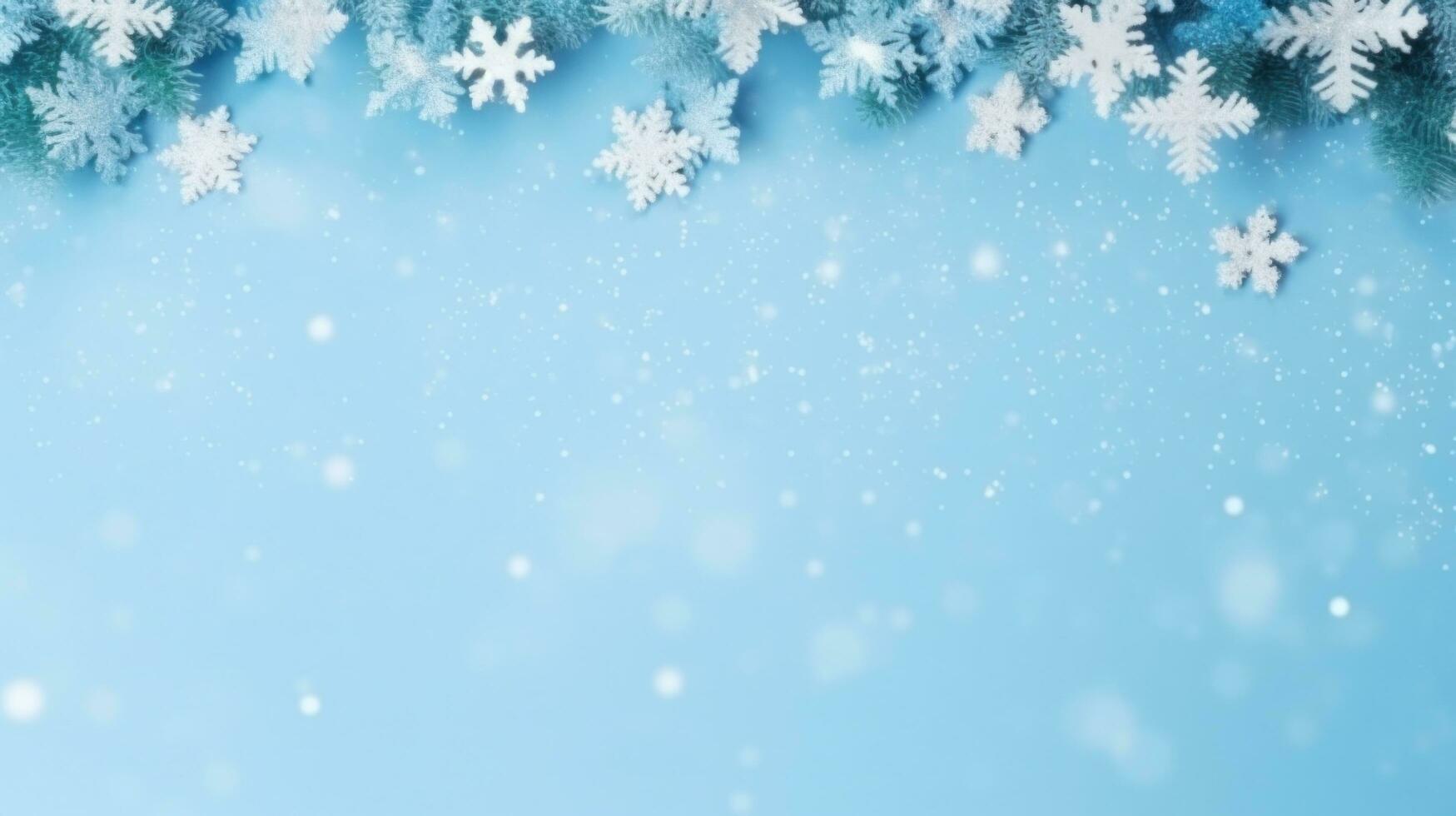 AI generated crescent on blurry background with shiny stars photo