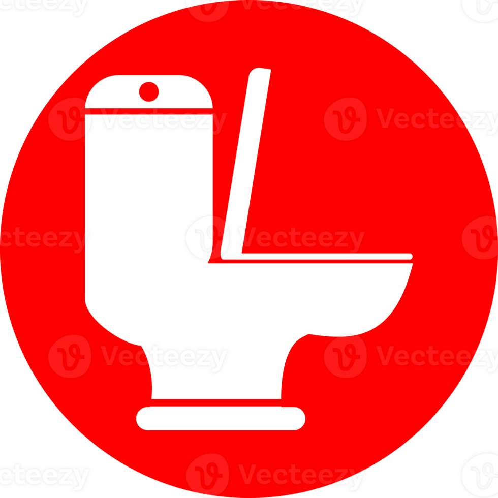 Toilet icons set, man and woman symbol, toilet sign, WC toilet sign png
