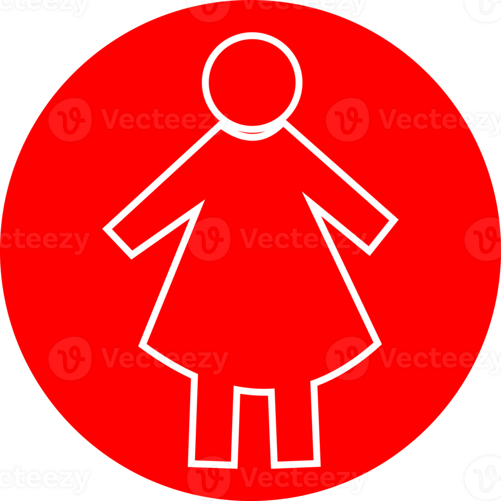 Toilet icons set, man and woman symbol, toilet sign, WC toilet sign png