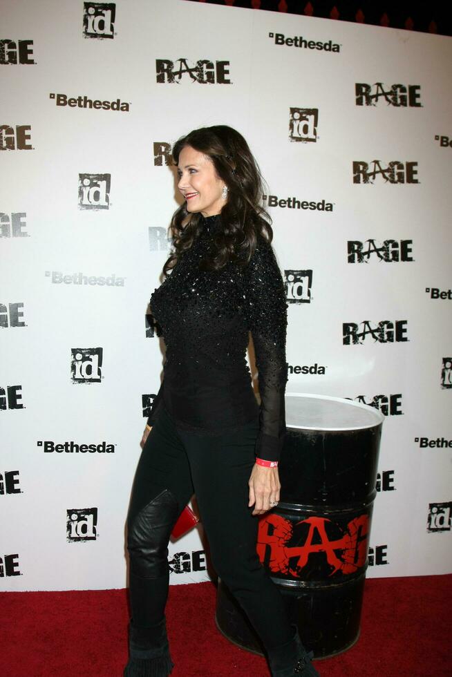 LOS ANGELES  SEPT 30  Lynda Carter arriving at  the RAGE Game Launch at the Chinatowns Historical Central Plaza on September 30 2011 in Los Angeles CA photo