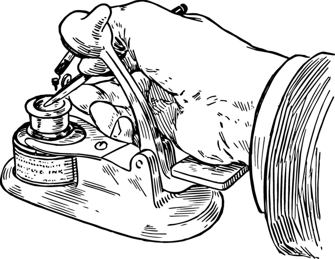Alteneder Company Ink Bottle Holder convenient bottle holder which provided vector