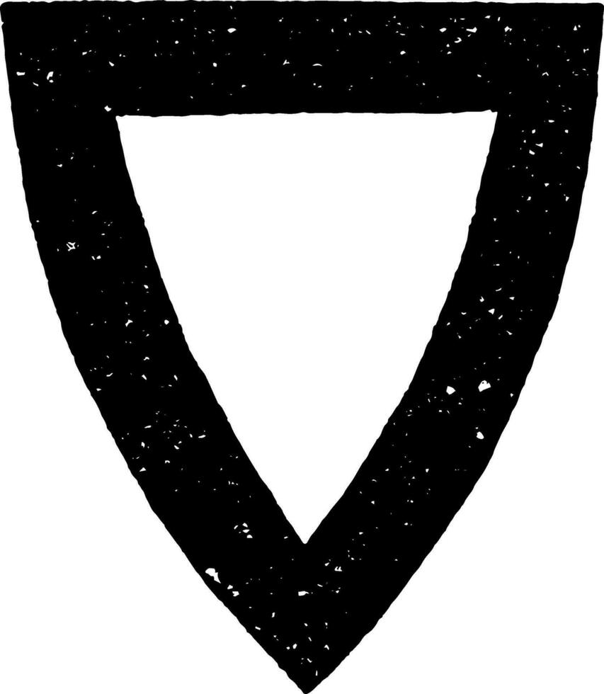 Bordure of Border Shield are generally covers one to fifth of the shield vintage engraving. vector