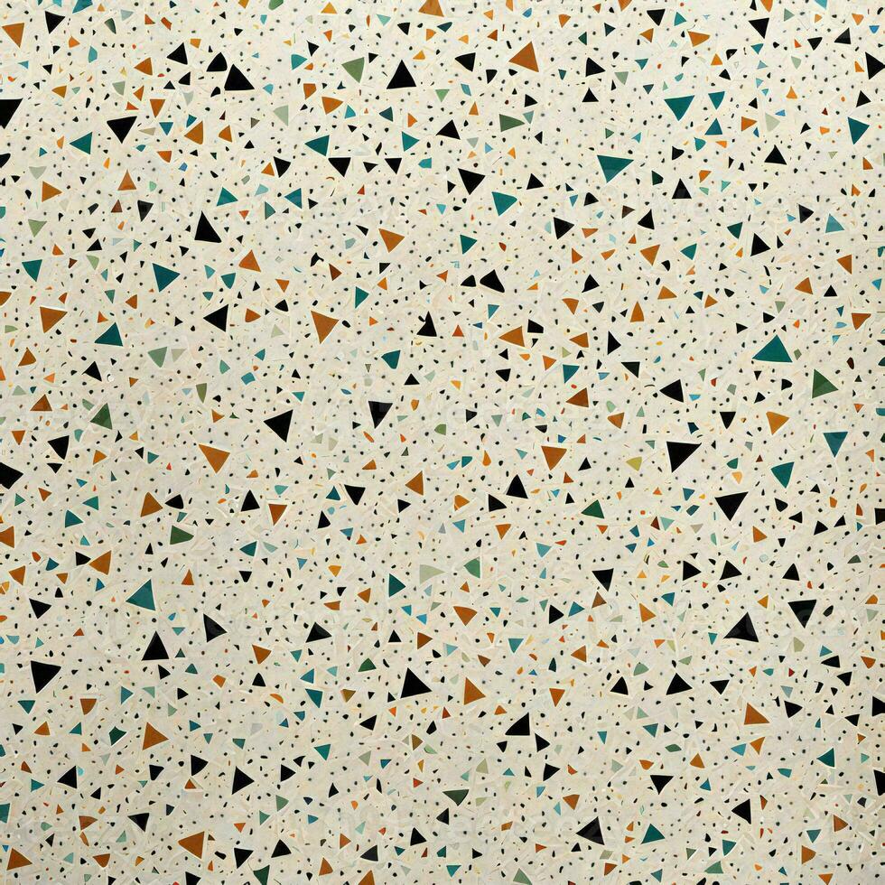 AI generated Terrazzo Texture Background photo