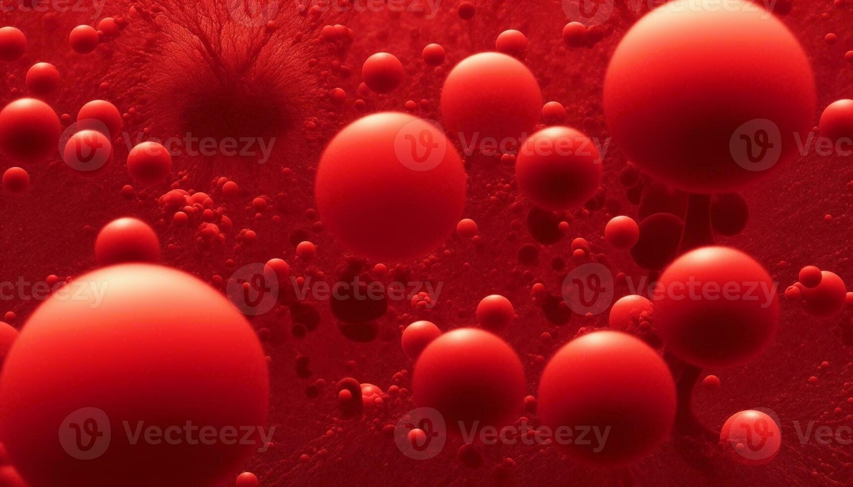 AI generated a red blood cell. photo