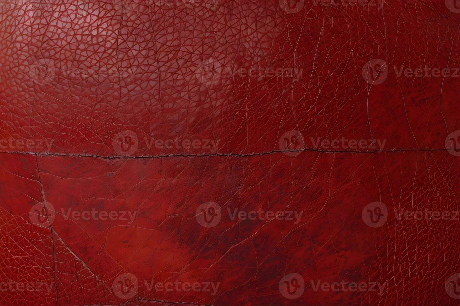 AI generated a red leather texture, red background photo