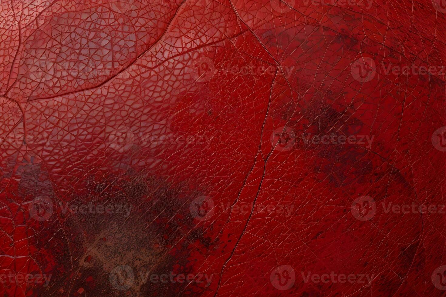 AI generated a red leather texture, red background photo