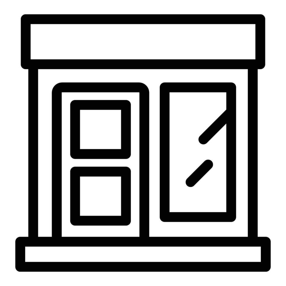 Bakery store icon outline vector. Grocery center shop vector