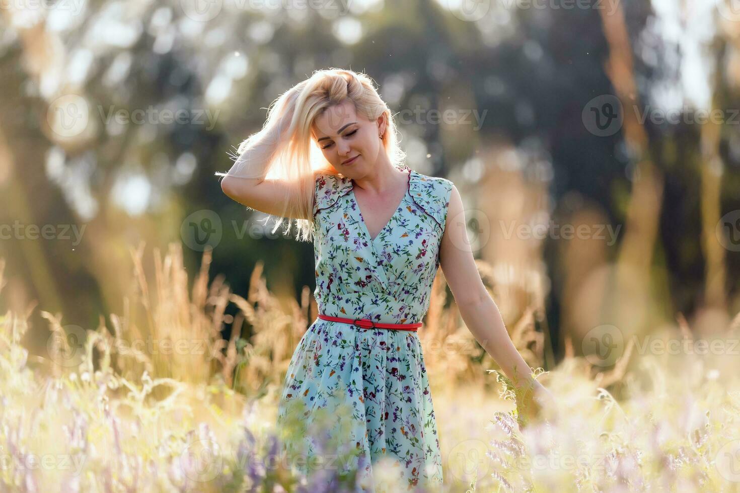 Enjoyment. Free Happy Woman Enjoying Nature. Beauty Girl Outdoor. Freedom concept photo