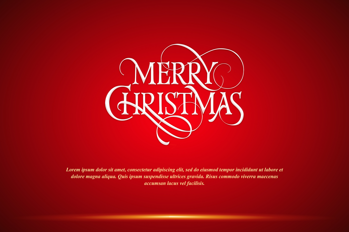 Merry Christmas Background psd