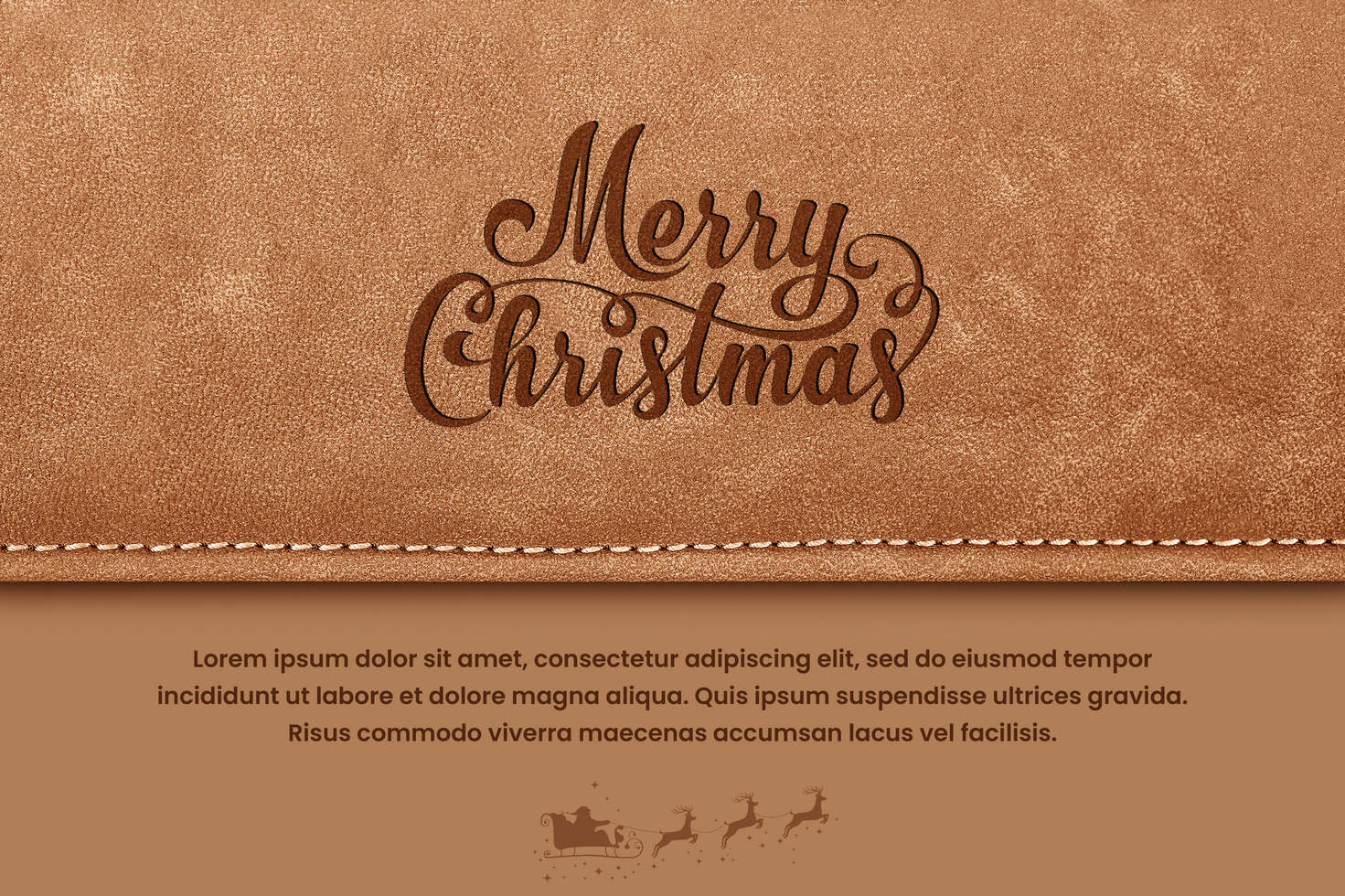 Merry Christmas Poster psd