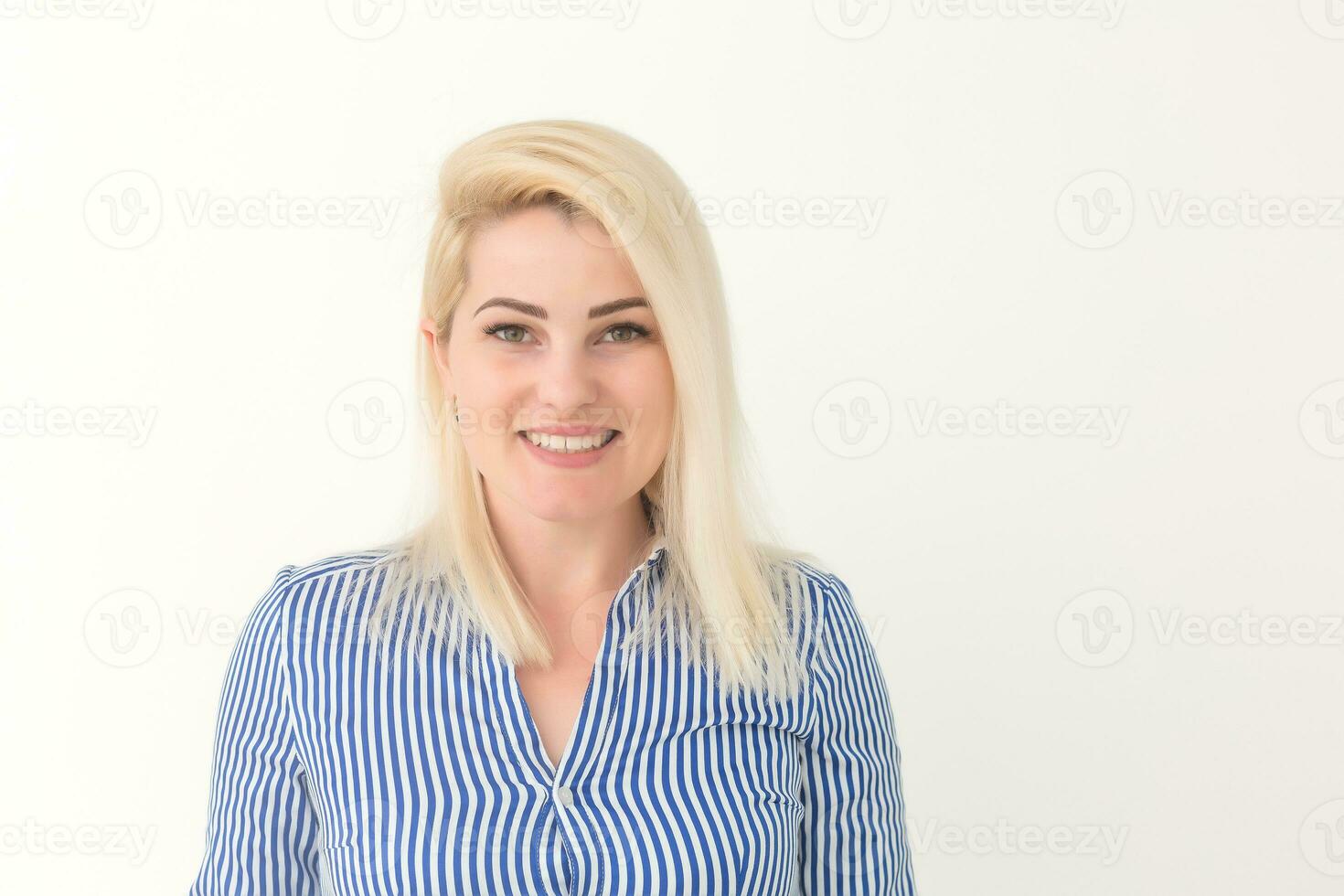Attractive woman with a radiant smile photo