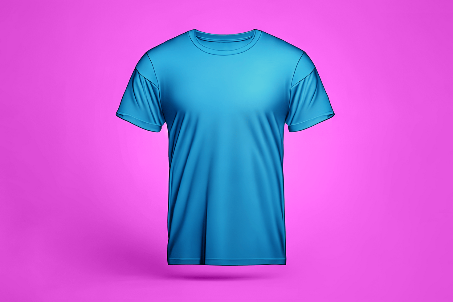 T-shirt mockup. White blank t-shirt front and back views male clothes wearing clear attractive apparel t-shirt models template Generative AI psd