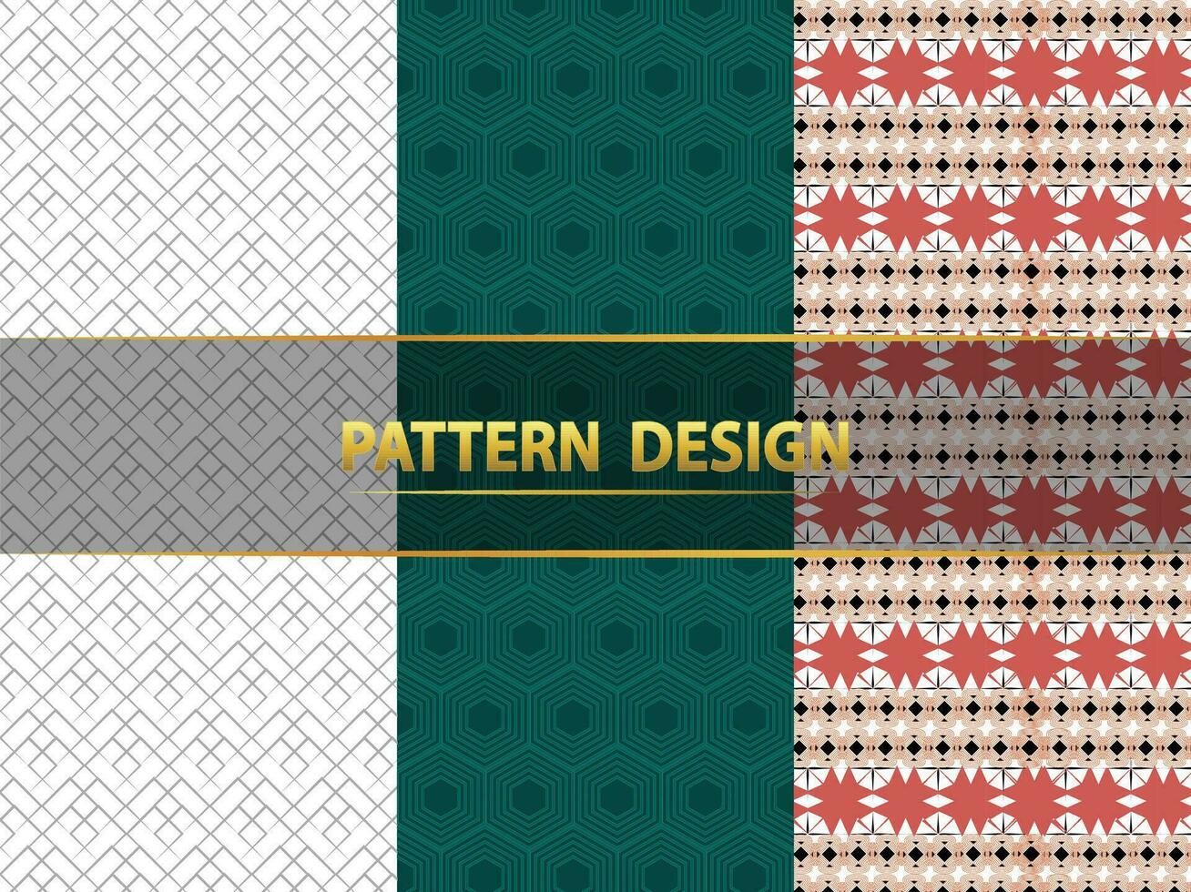Set of Geometric seamless patterns. Seamless geometric cubes pattern. vector