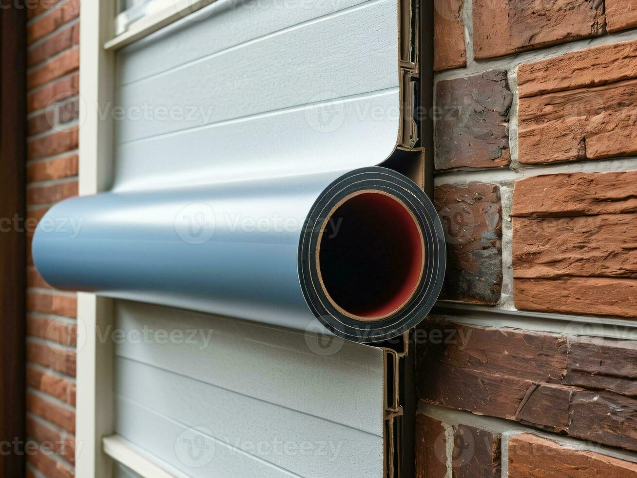 AI generated Energy Efficient Weather Stripping for Draft Prevention and Energy Conservation. AI Generated. photo