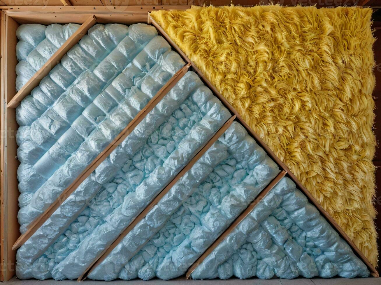 AI generated High Quality Insulation for Thermal Efficiency and Home Comfort. AI Generated. photo