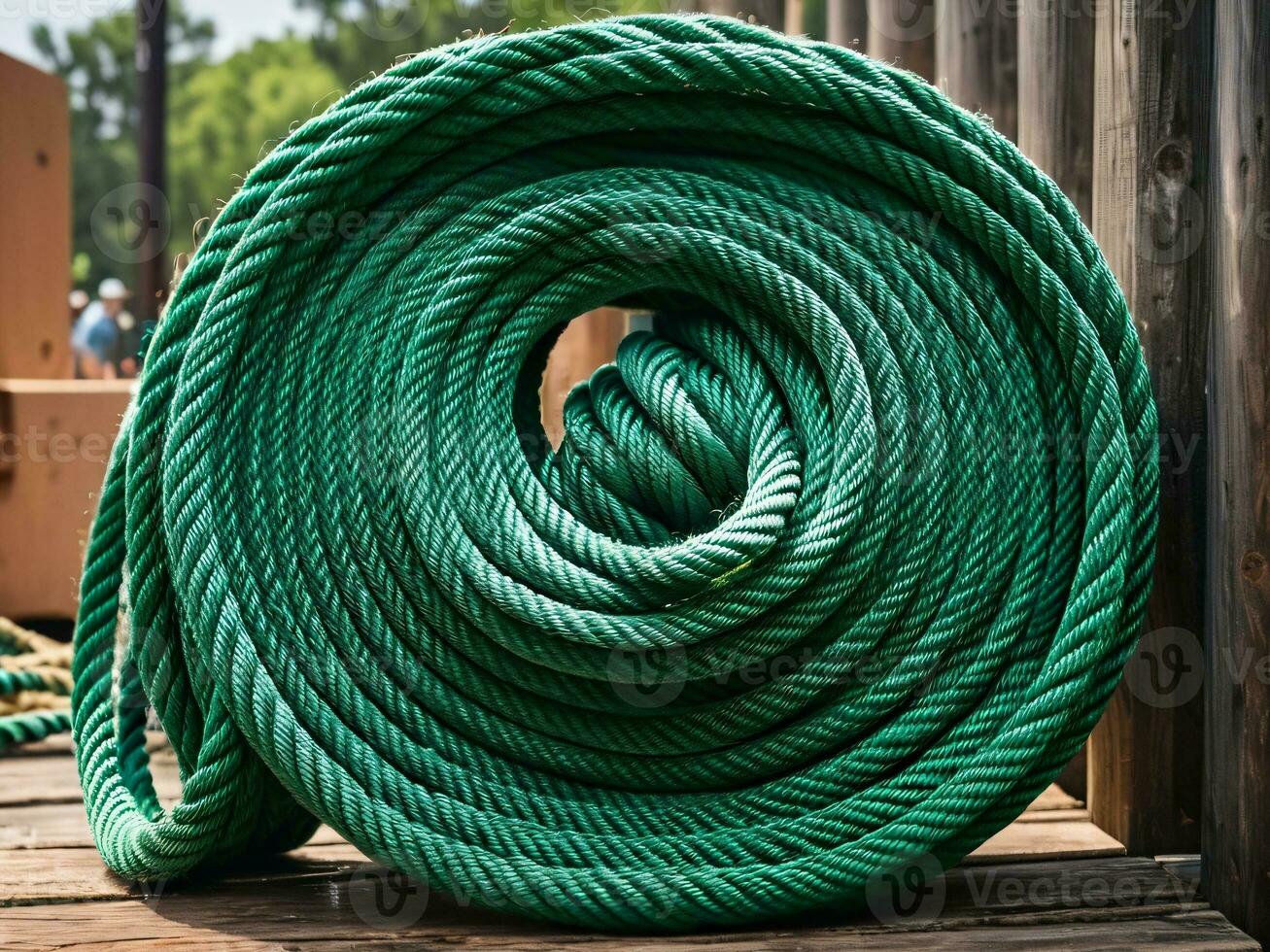 AI generated Unleash the Power of Rope Your Ultimate Outdoor Utility Companion. AI Generated. photo