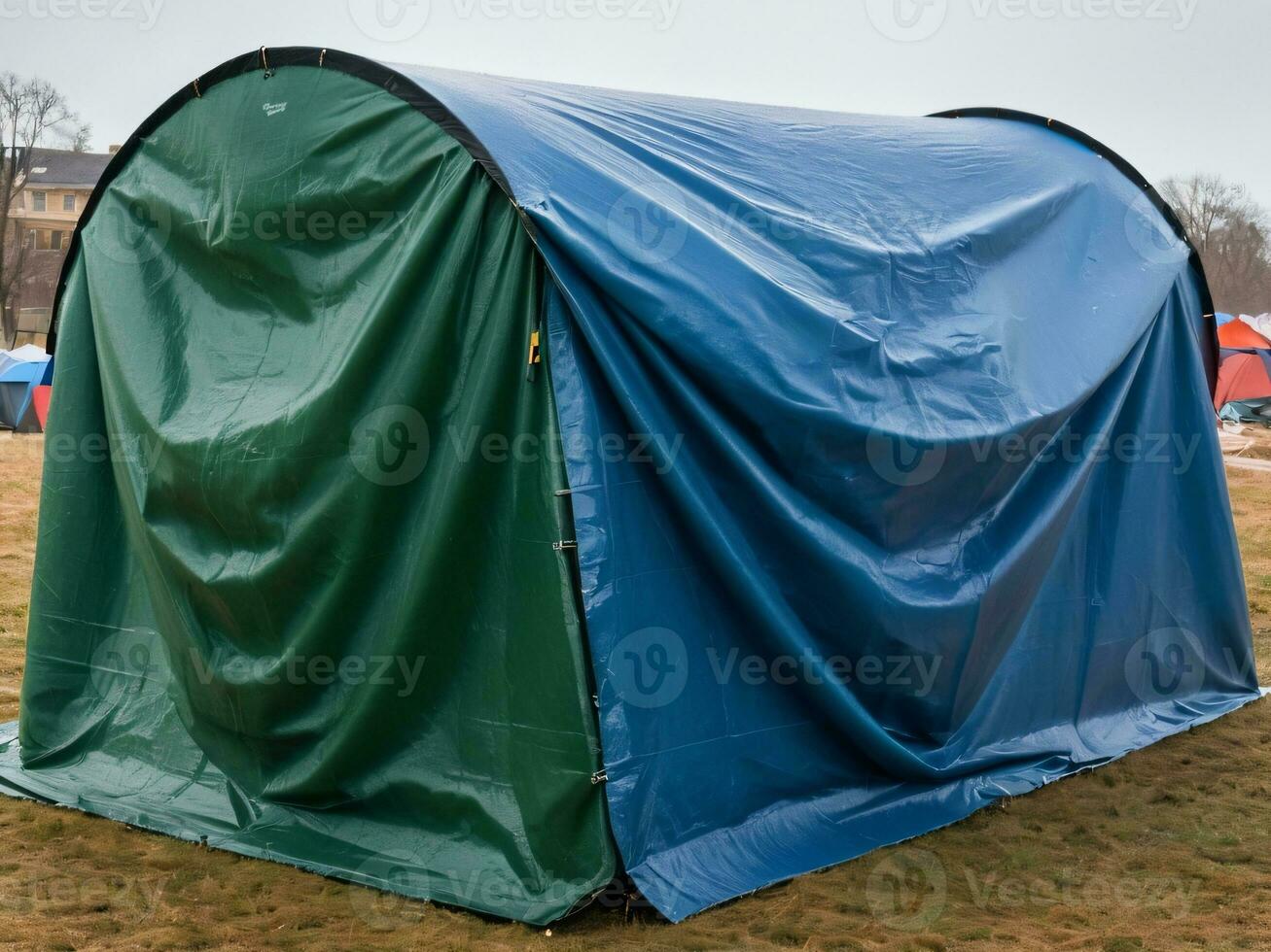 AI generated Weatherproof Your Essentials Stylish Tarps for Ultimate Protection. AI Generated. photo