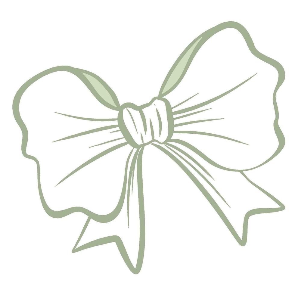 Green Ribbon Clipart vector