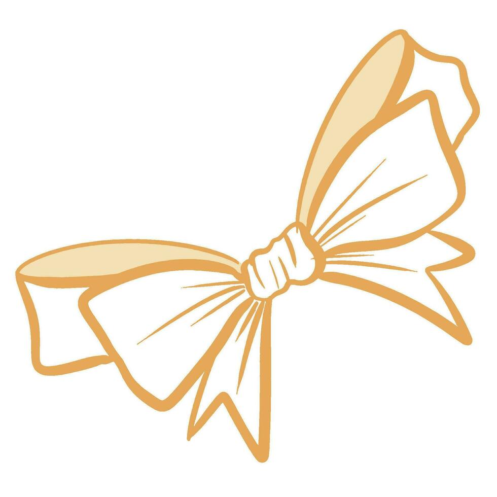 Yellow Ribbon Two Layers vector