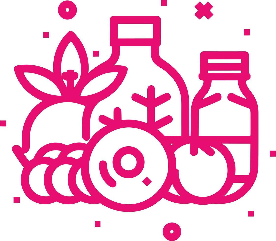 Collection of Nutrition Editable Icons isolated on white background vector illustration EPS10