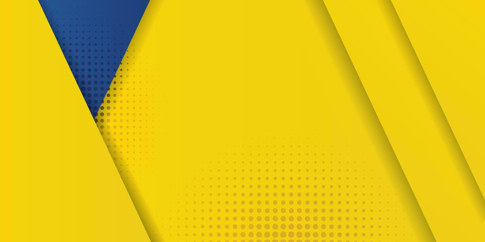 gráfico futurista hipster moderno de fondo abstracto. fondo amarillo con rayas. diseño de textura de fondo abstracto vectorial, póster brillante, ilustración de vector de fondo amarillo y azul de banner.