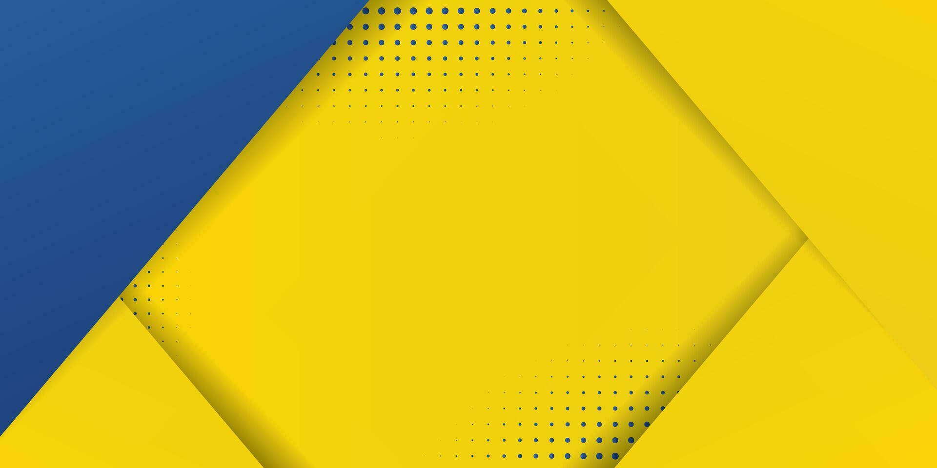 Abstract background modern hipster futuristic graphic. Yellow background with stripes. Vector abstract background texture design, bright poster, banner yellow and blue background Vector illustration.